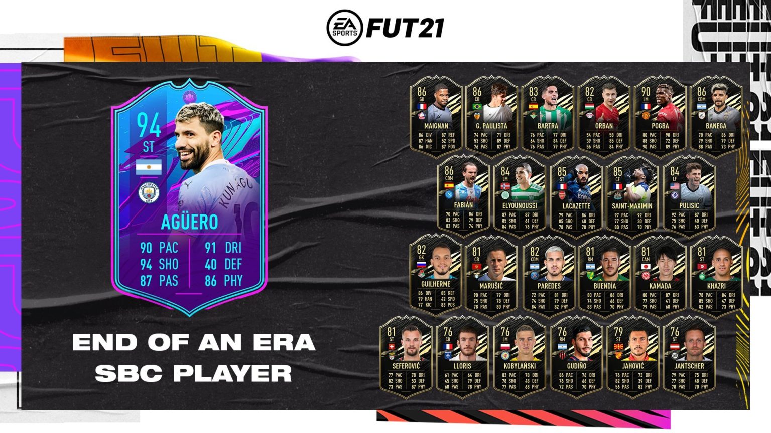 How To Complete End Of An Era Agüero Sbc In Fifa 21 Ultimate Team Dot