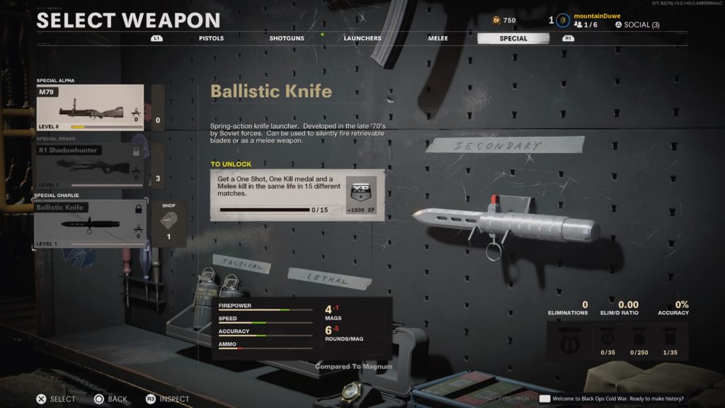 How To Unlock The Ballistic Knife In Call Of Duty Black Ops Cold War Dot Esports