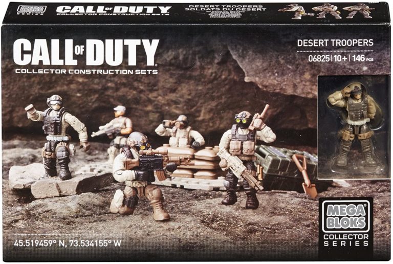 Call of Duty MEGA Bloks Construction Set 06825 Desert Troopers 146 PC for sale online 