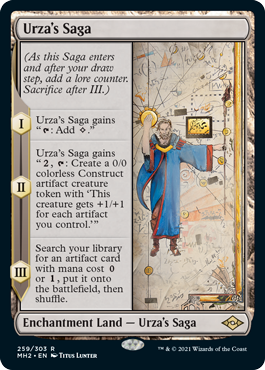 Modern Horizons 2 Introduces Compelling Designs With Urza S Saga Diamond Lion Dot Esports