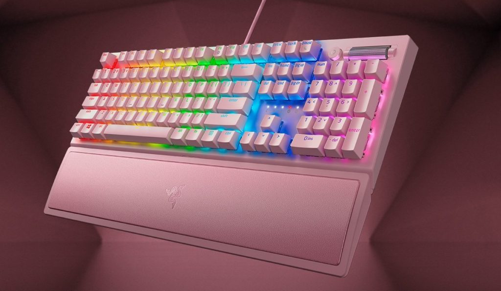 xinmeng mechanical keyboard pink