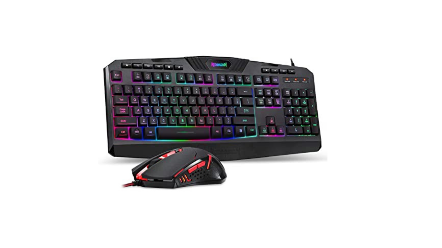 Save 15% on Redragon's S101 Wired Gaming Keyboard and Mouse Combo RGB ...