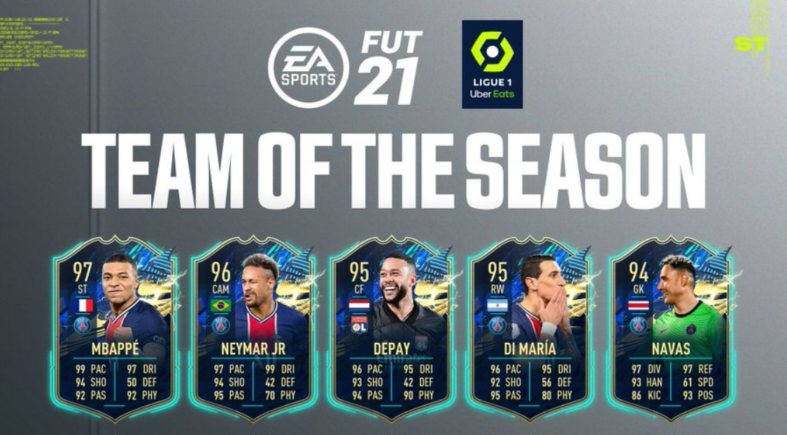 Ranking the best Ligue 1 TOTS 20/21 Esports BetPlay