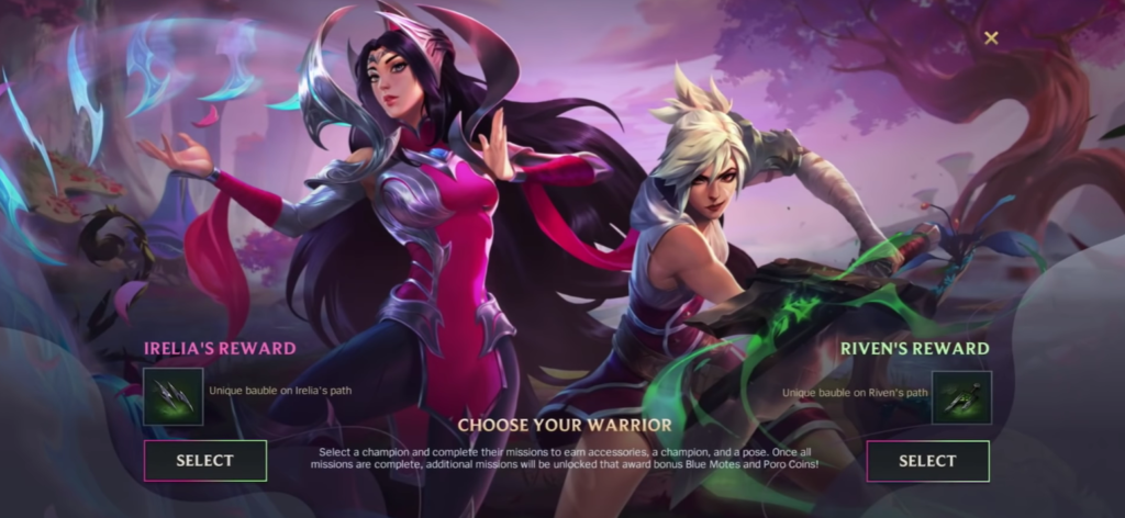 League of Legends: Wild Rift - Vamos precisar de fôlego! A Atualização 2.3  chega trazendo a Riven, a Irelia, o evento Lâminas Quebradas, novas runas,  maneiras divertidas de subir de nível com