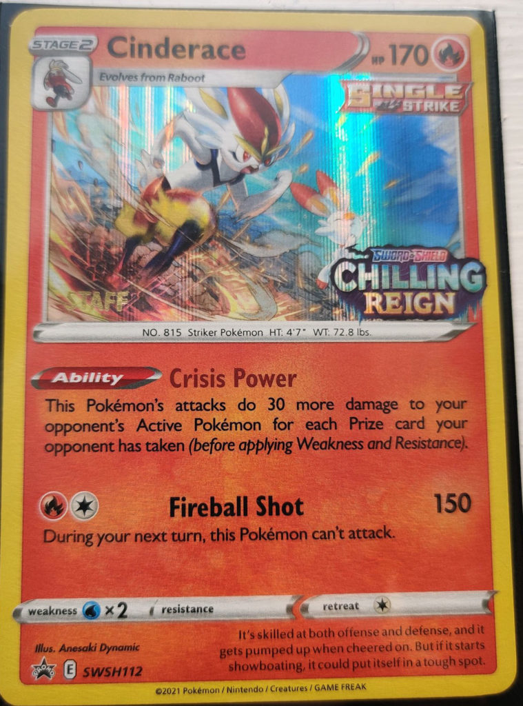 Second Pokemon Tcg Chilling Reign Staff Promo Found Ahead Of Release Dot Esports