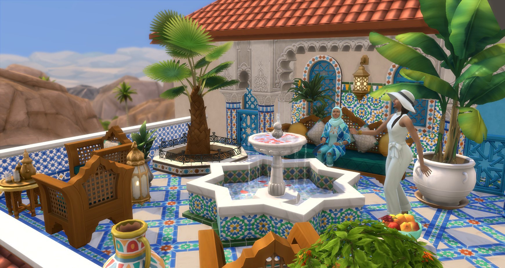 The Sims 4 Courtyard Oasis