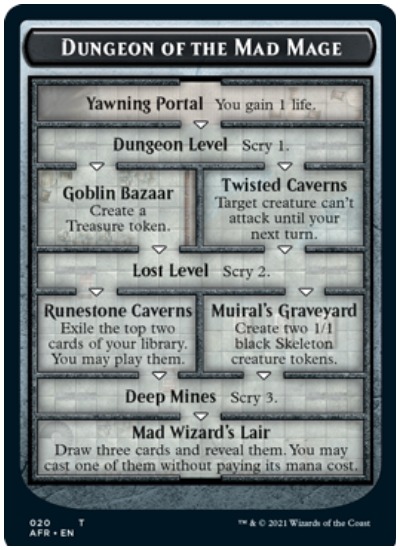 forgotten realms mtg dungeon cards