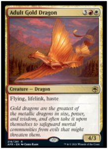 wizkids adult gold dragon