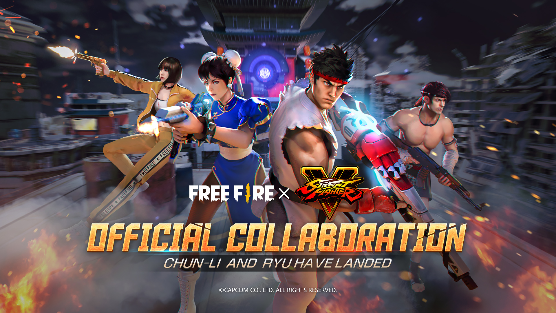 Free Fire's collab with Street Fighter V has officially started - Dot  Esports