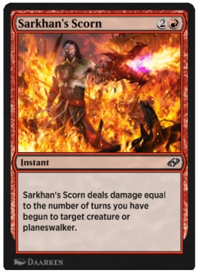 Sarkhan's Scorn