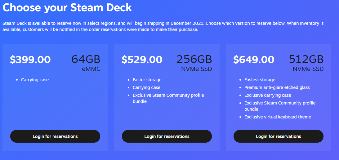 steam deck 256gb price