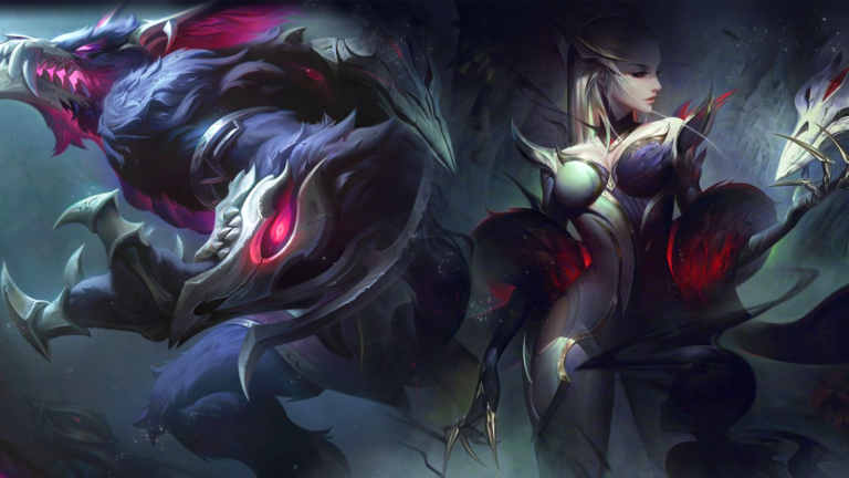 Coven skins for Ashe, Evelynn, Ahri, Malphite, Warwick, Cassiopeia