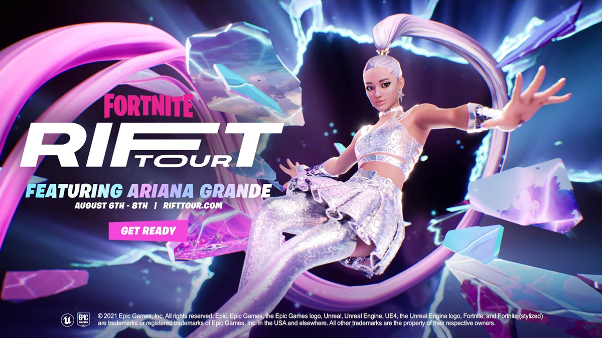 Ariana Grande coming to Fortnite's Rift Tour with own ingame skin