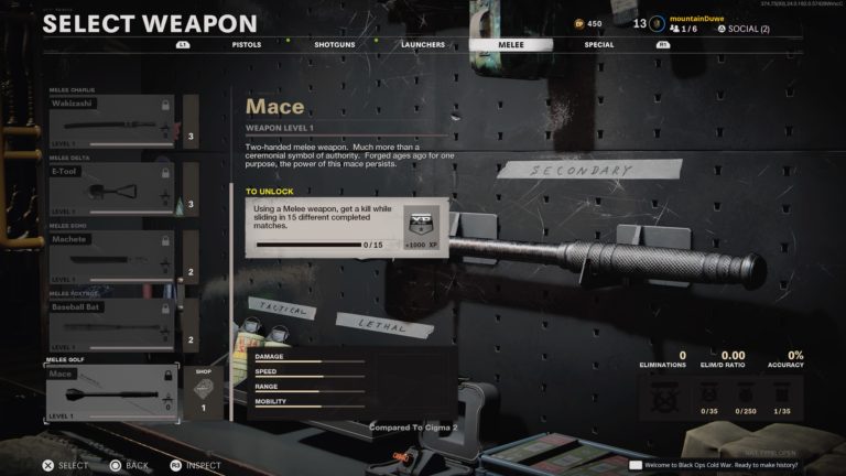 How to unlock the Mace melee weapon in Call of Duty: Black Ops Cold War ...