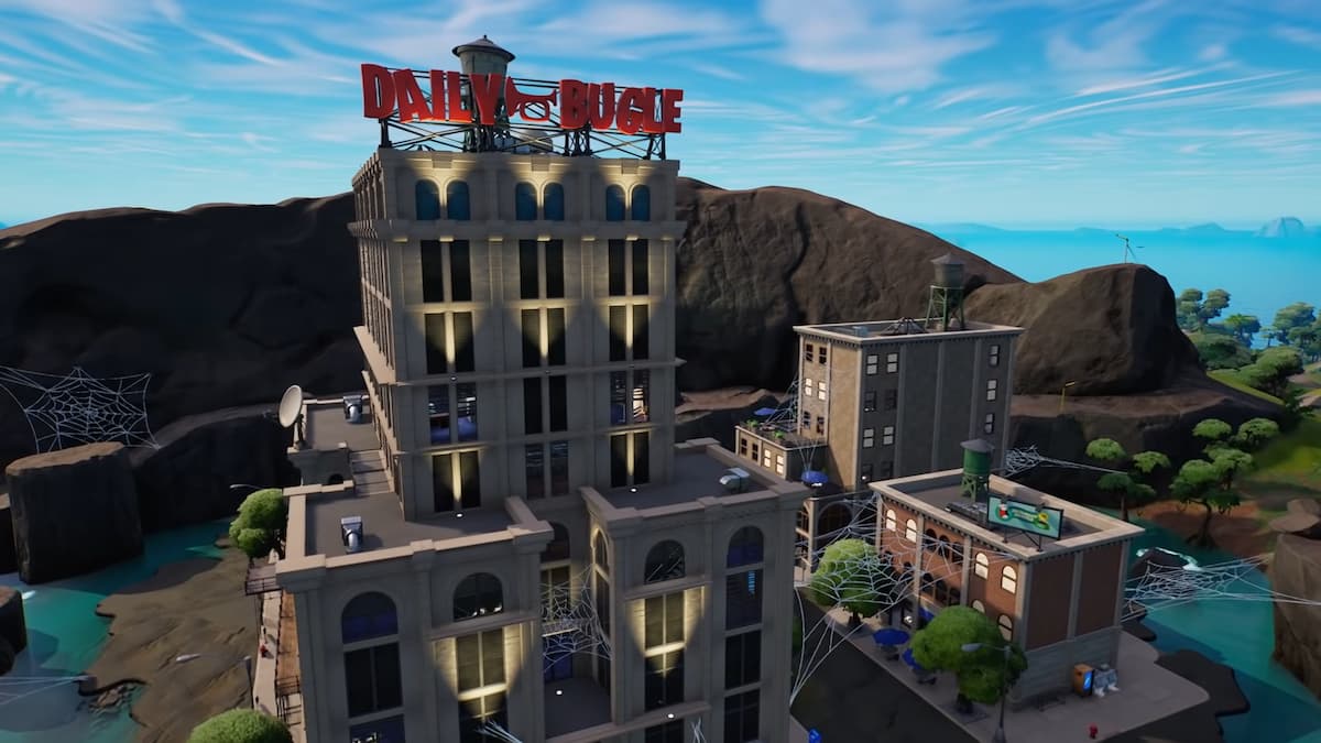 Fortnite Competitive teases The Daily Bugle map change next week Dot