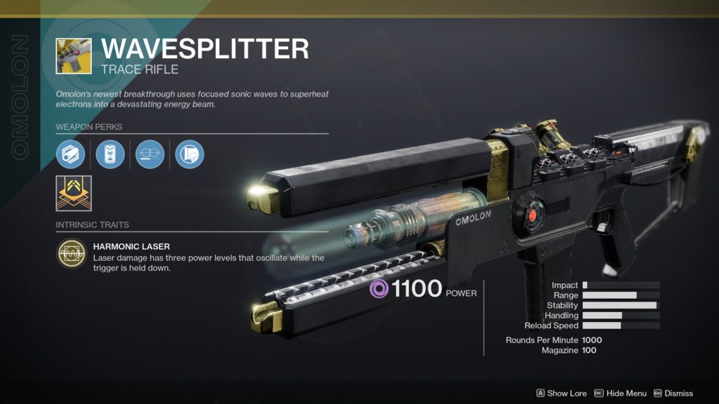 destiny 1 best trace rifle