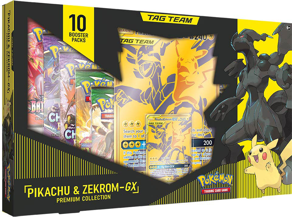 Tag Team Pikachu and Zekrom GX Premium Collection revealed for November