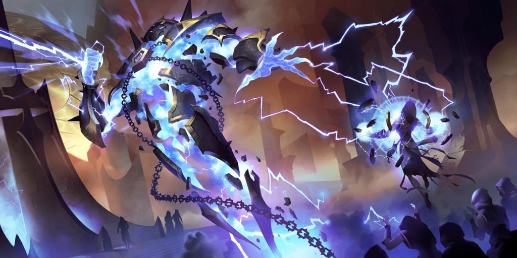 Xerath joining Legends of Runeterra's Beyond the Bandlewood through