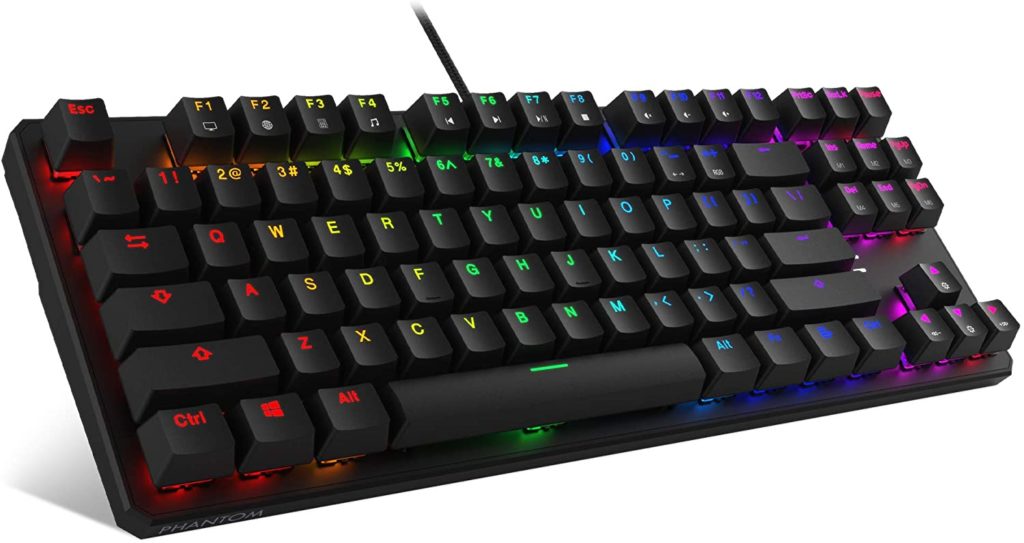 Clavier Equivera PS5 - LED verte - Zwart - Clavier de Gaming - Clavier PS5  