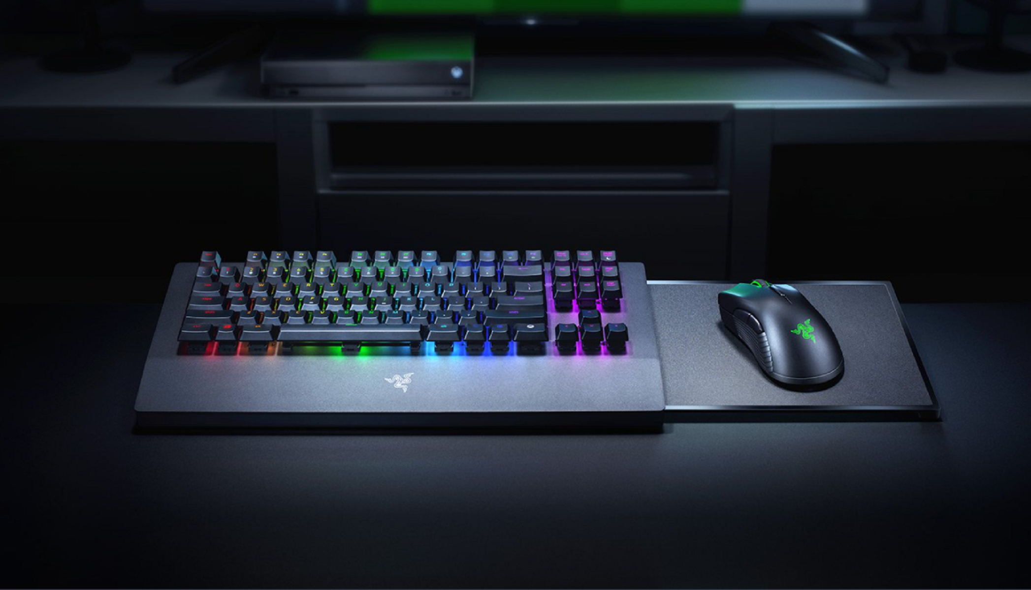 Игры на xbox поддерживающие клавиатуру и мышь. Razer Turret. Клавиатура Razer. Razer grass Keyboard Mouse. Razer ces 2018 Mega sized Keyboard.