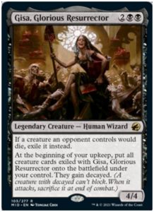 gisa glorious resurrector innistrad mythicspoiler decayed wotc wizards