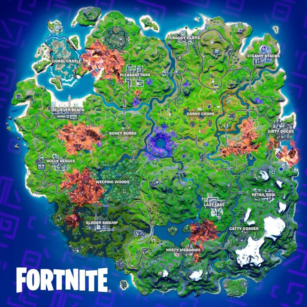 where are apples in fortnite
