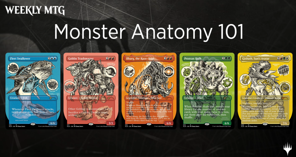 MTG Secret Lair Monster Anatomy 101