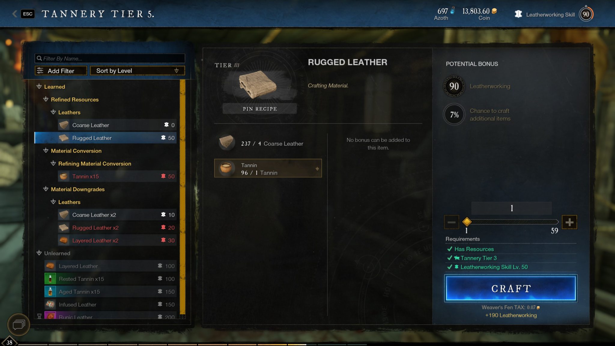 New World Leatherworking Guide Tips And Tricks Dot Esports new-world-leatherworking-guide-tips-and-tricks-dot-esports