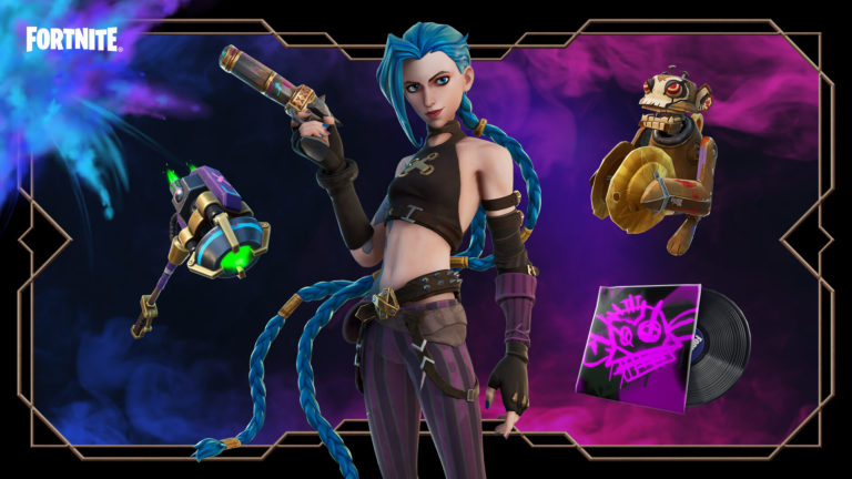 All Jinx cosmetics coming to Fortnite - EvoSport