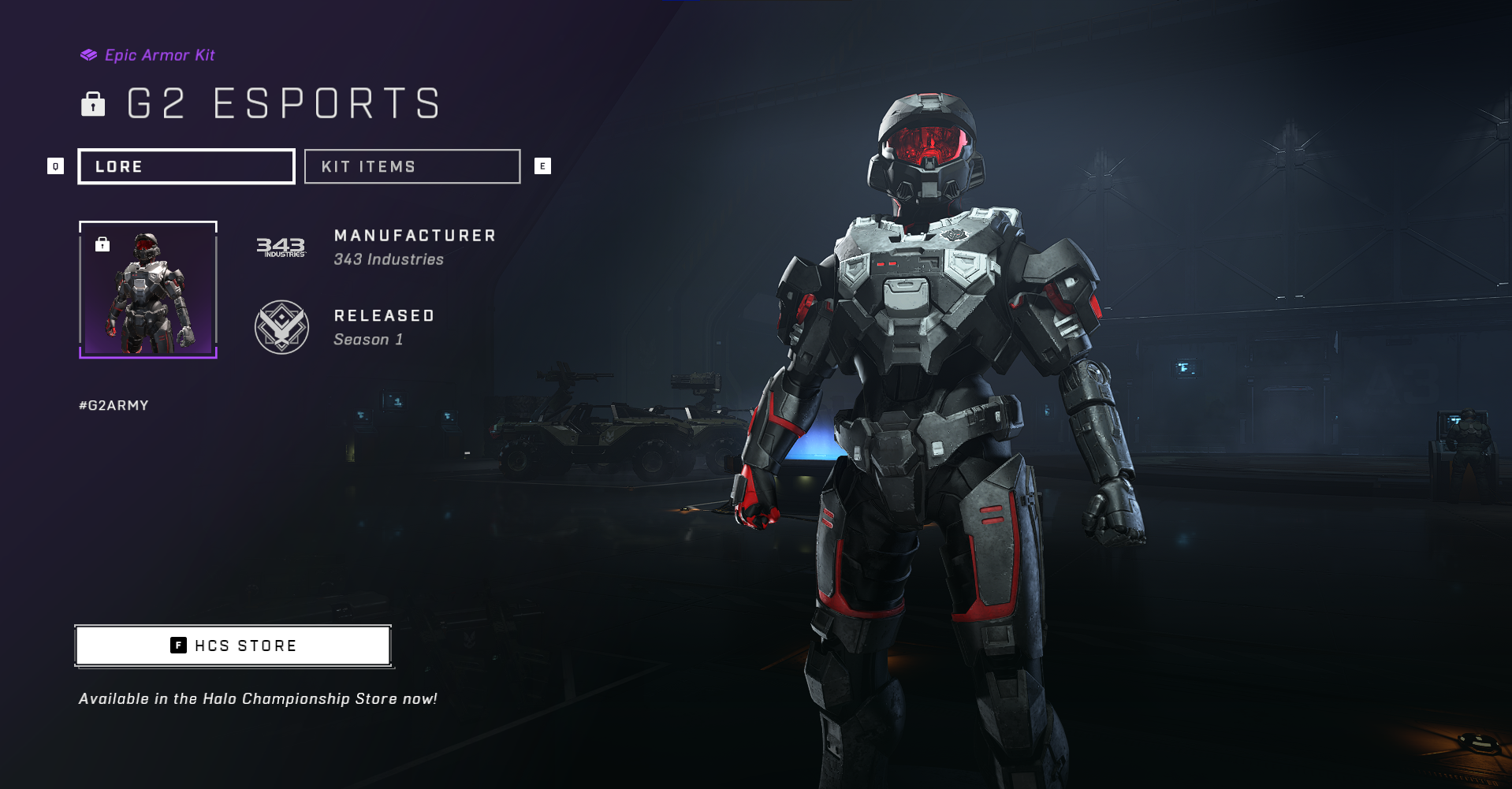 Here are all the HCS partnered team armor skin sets in Halo Infinite ...