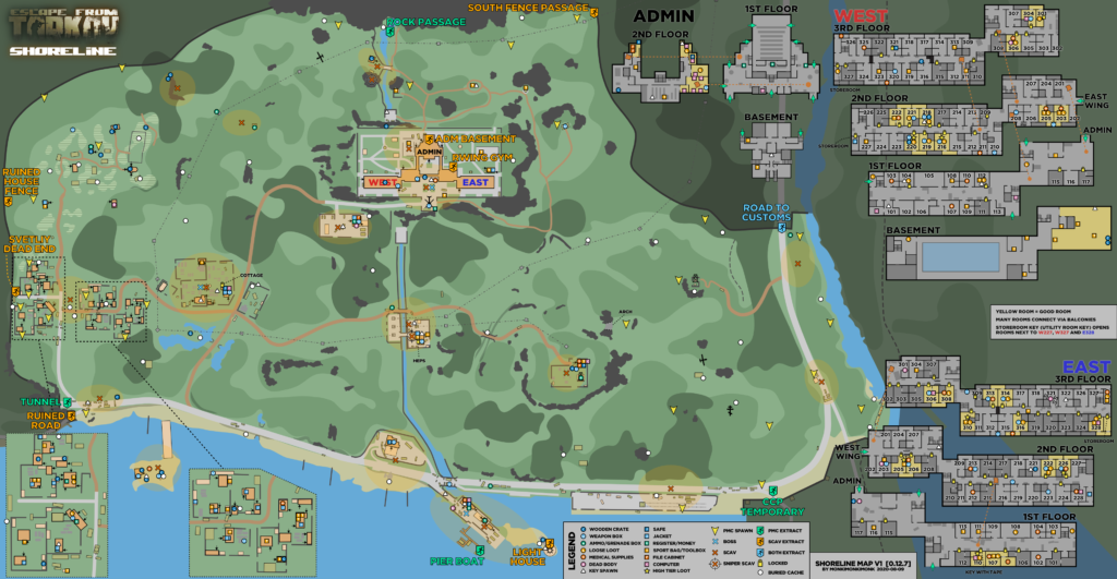 escape from tarkov woods map wiki