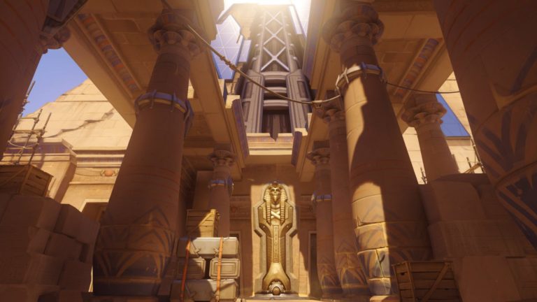 Overwatch fan creates lifelike Temple of Anubis map in Unreal Engine