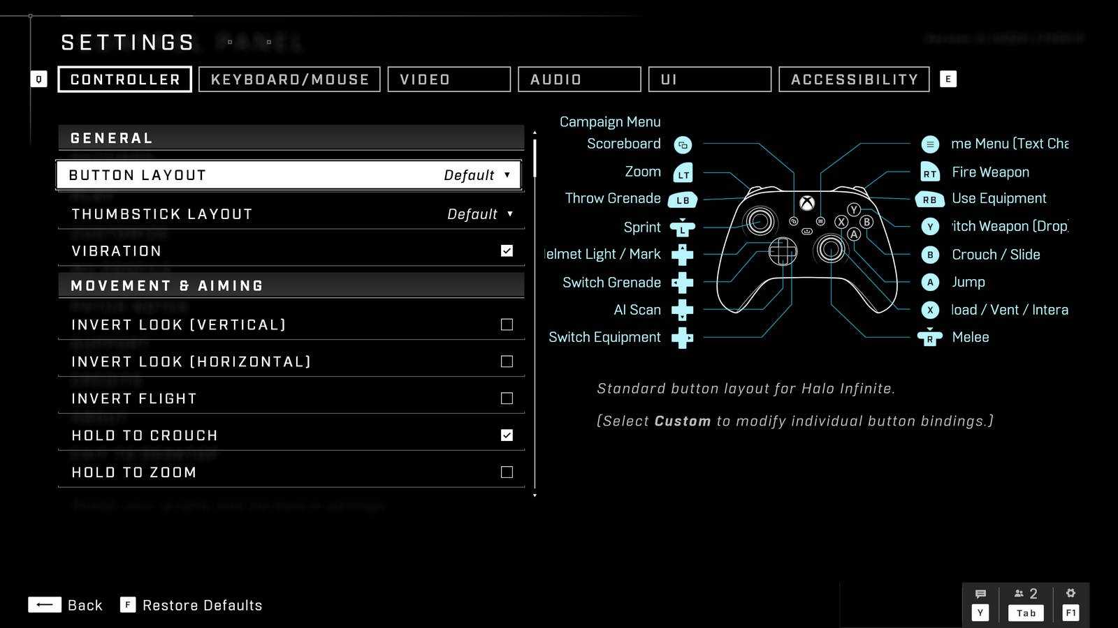 Vs controls