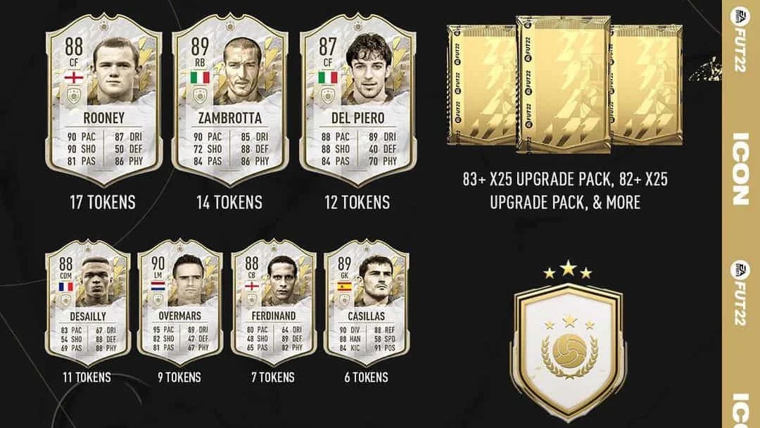 All first Icon Swaps objectives and rewards in FIFA 22 Ultimate Team
