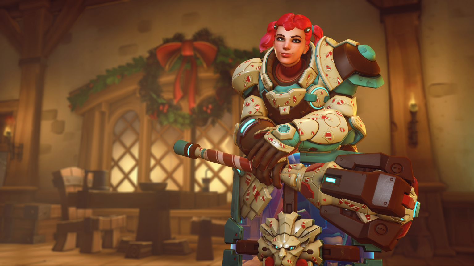 How to get Brigitte’s Peppermint Bark skin in Overwatch’s Winter