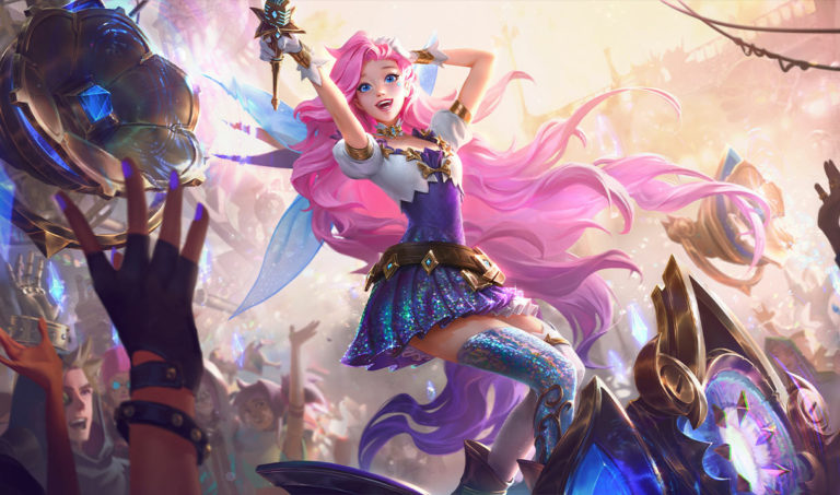 Artist creates custom Crystal Rose Seraphine 3D model - Dot Esports