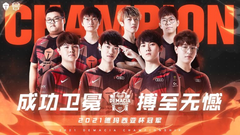 Top Esports reverse sweep FPX, win Demacia Cup for second year in a row