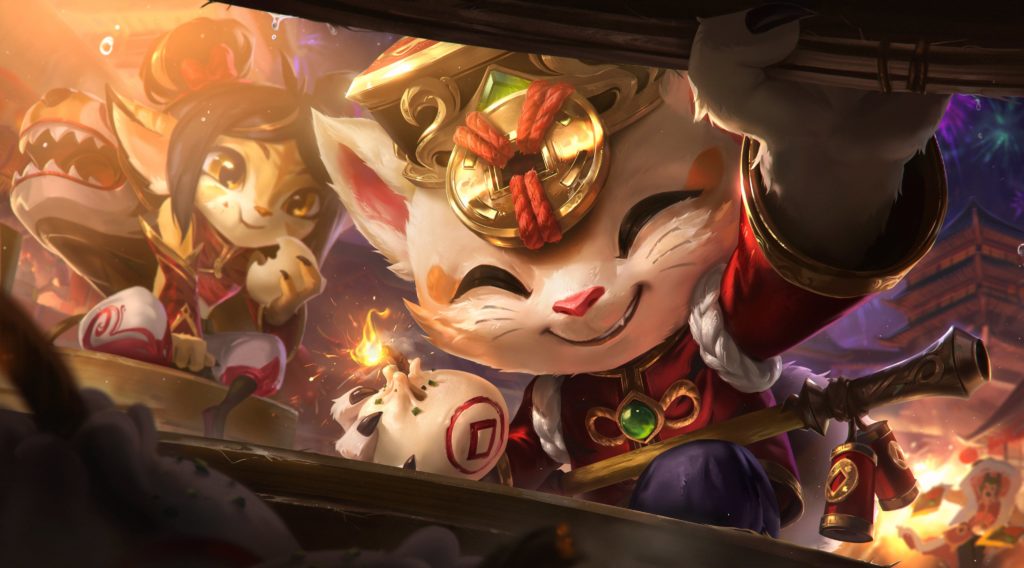 Riot previews new Firecracker skins for Diana, Tristana, Sett, Xin Zhao