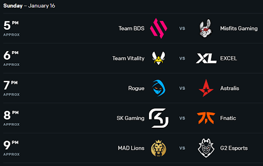 Spring Schedule 2022 Lec 2022 Spring Split Schedule Revealed: Vitality And Mad Lions Face Off In  First Match - Dot Esports