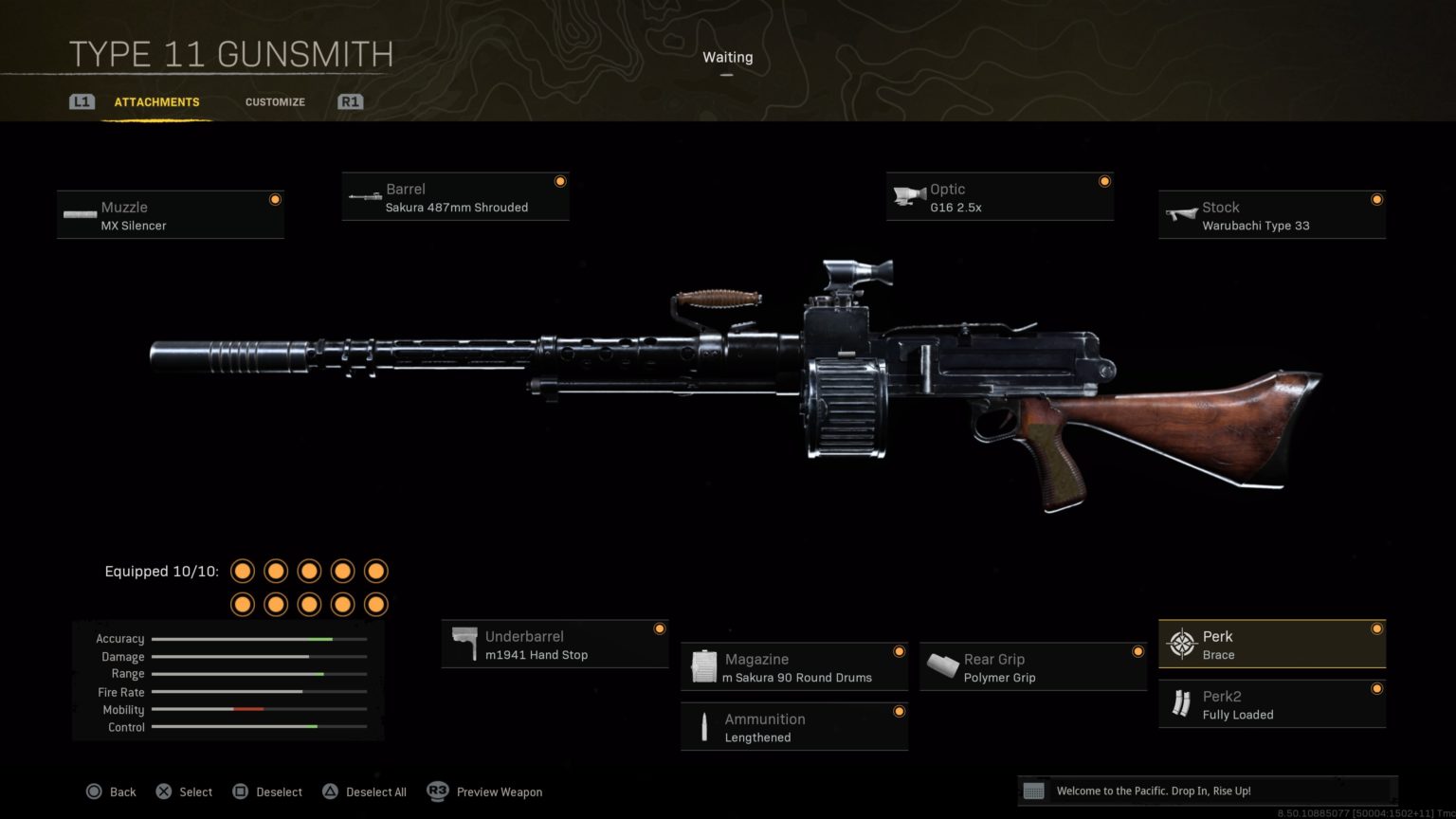 Well type. Type 11 LMG. Бест тайп. F90 Сакура варфейс. Underbarrel: Operator Foregrip.