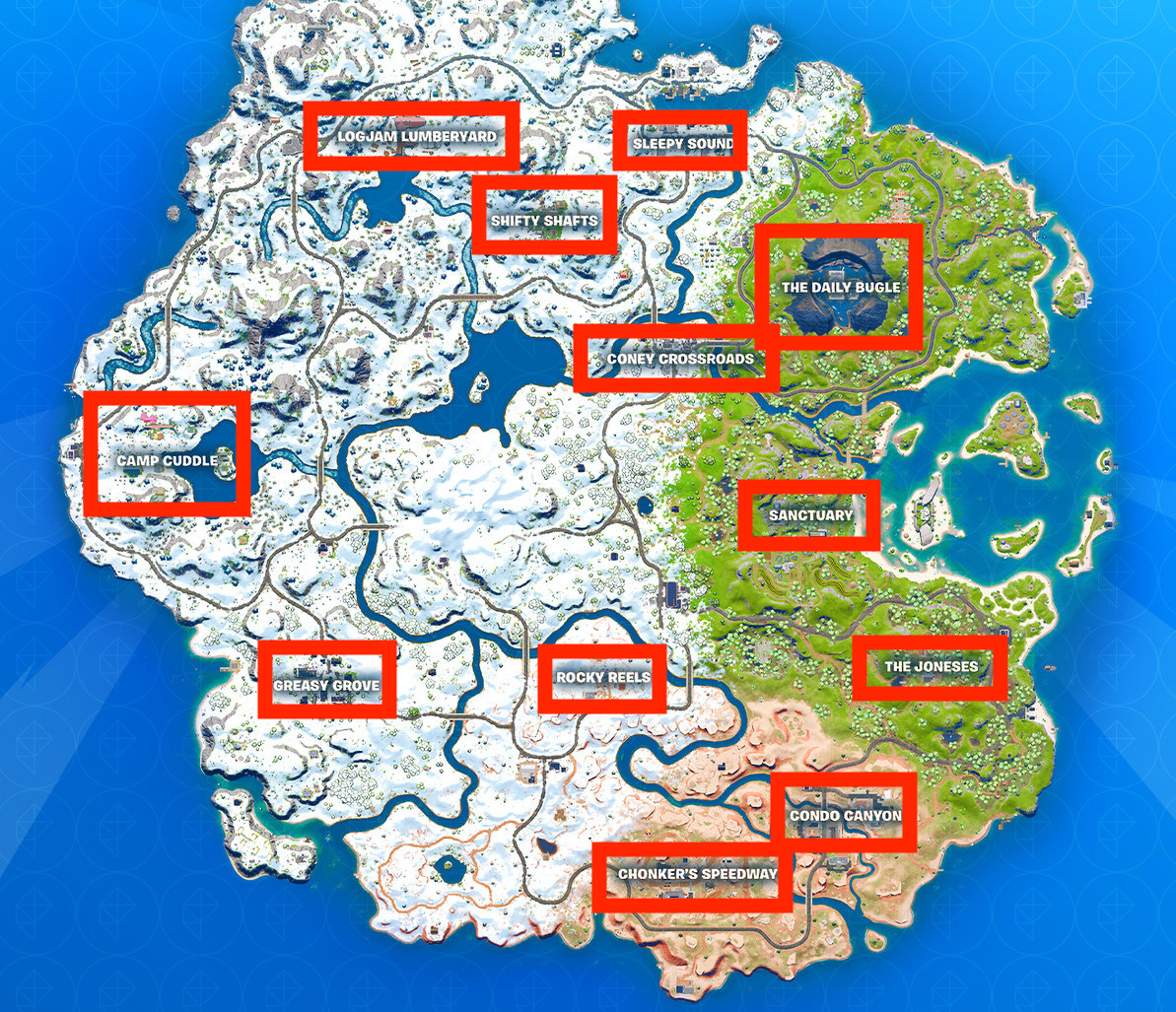 Fortnite Chapter 3 Map 