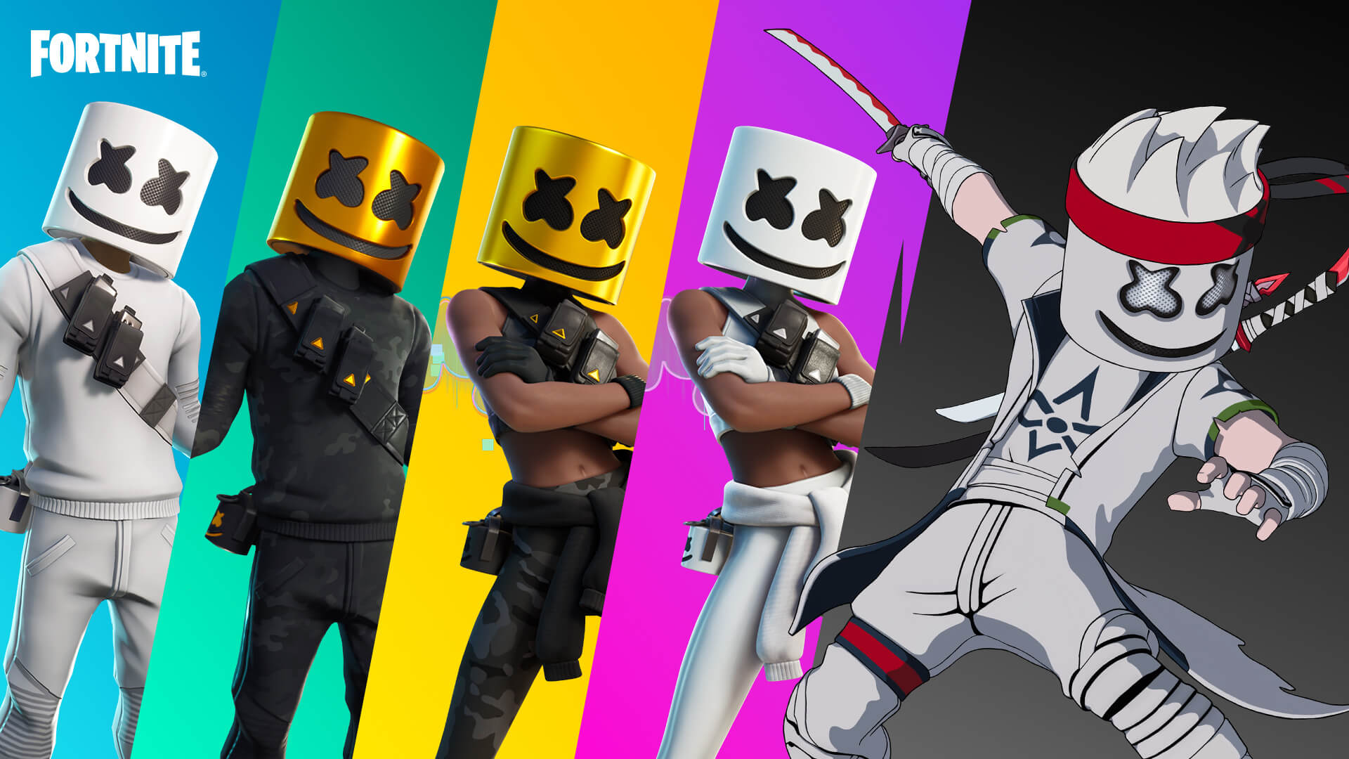 How To Unlock The New Marshmello Skins Marsha And Marshinobi In Fortnite Dot Esports