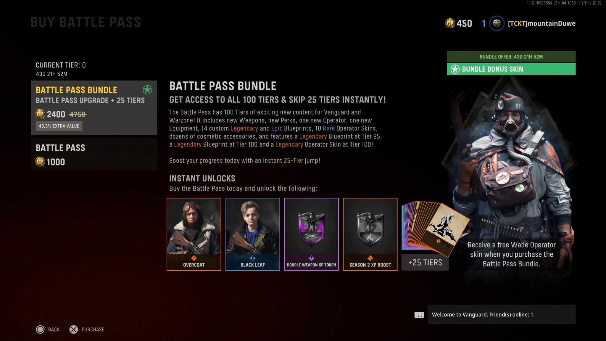 Here's how to unlock the season 2 battle pass in Call of Duty Vanguard and Warzone Dot Esports