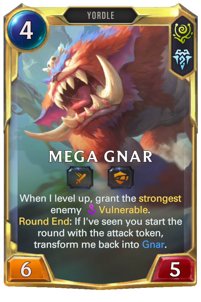 Gnar transforms in Legends of with Pokey Stick buff Dot Esports