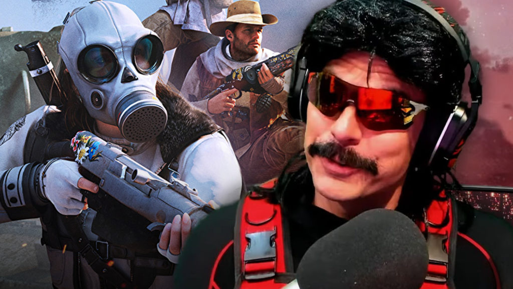 Dr Disrespect looks at Warzone Season 2 update.