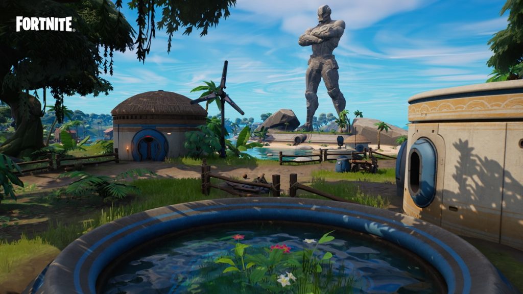 Where to find the Monarch Level Up Token at Mighty Monument in Fortnite