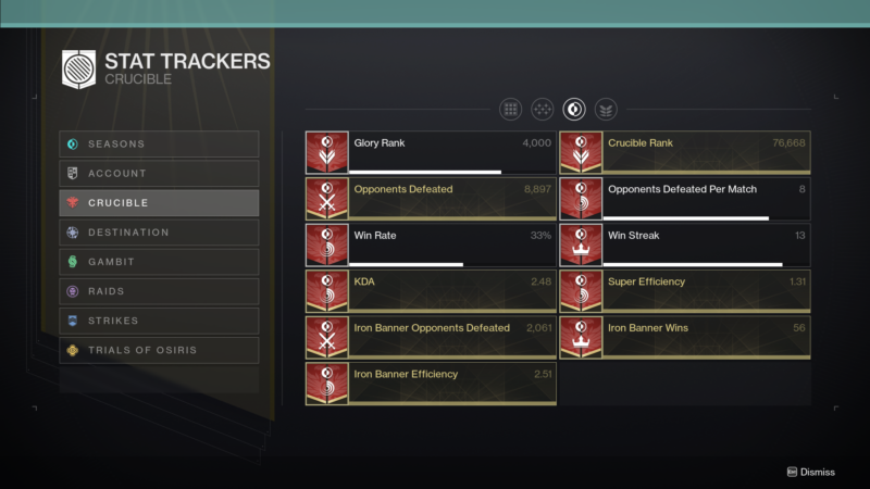 How to check your lifetime stats in Destiny 2 - Dot Esports