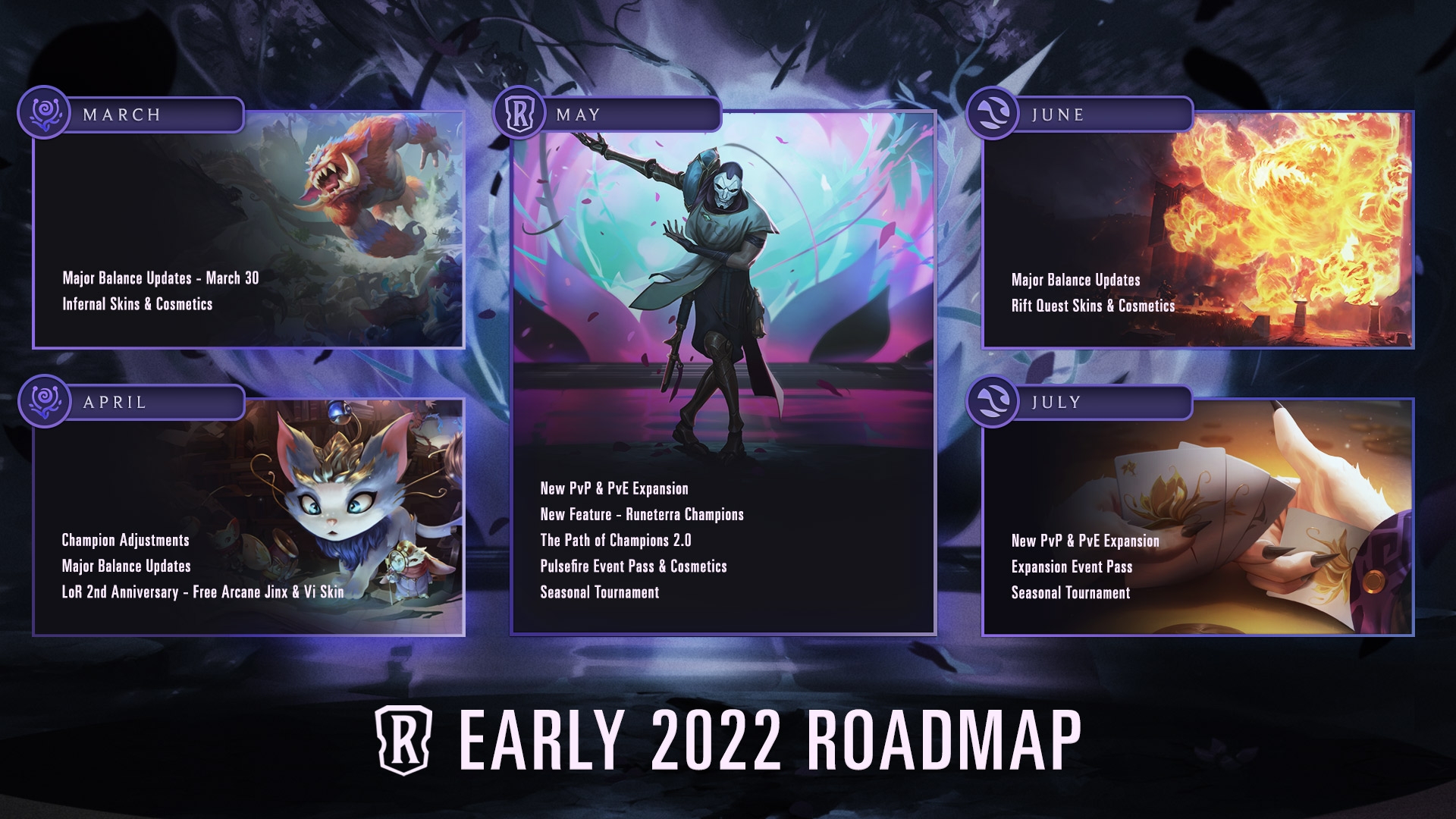 Legends of 2022 roadmap Full notes and updates Dot Esports