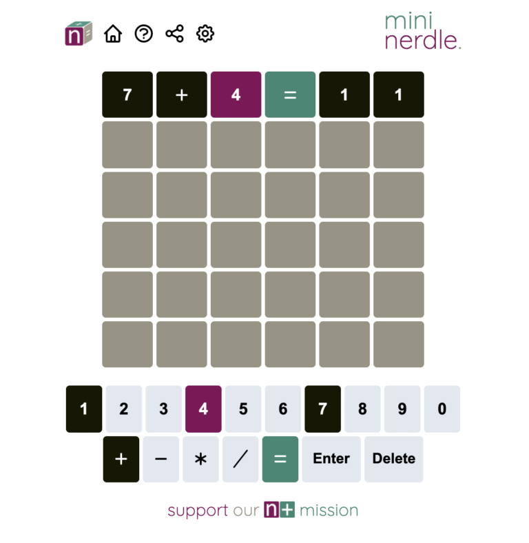 How to play Nerdle, a mathbased version of Wordle  Dot Esports