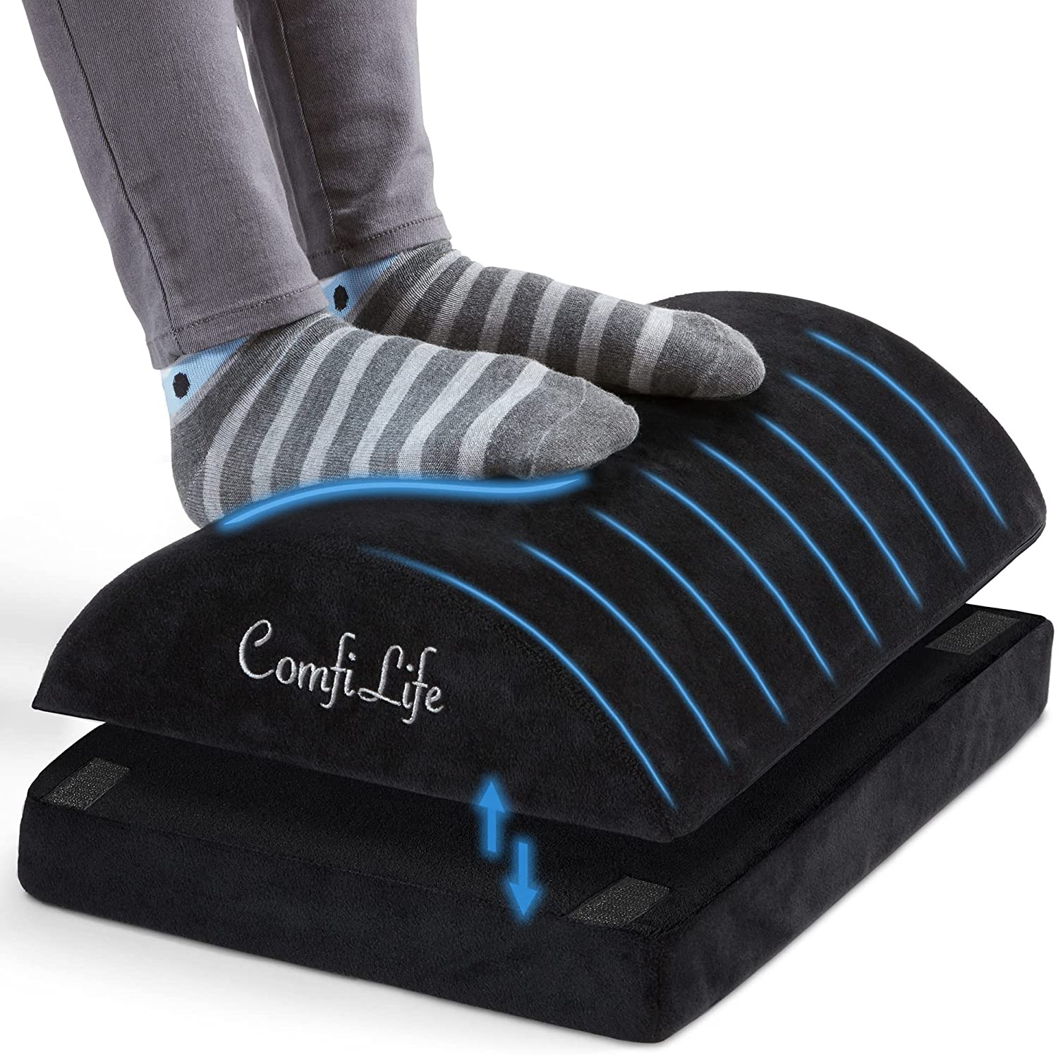 Adjustable Ergonomic Foot Rest under desk foot rest for improved posture 